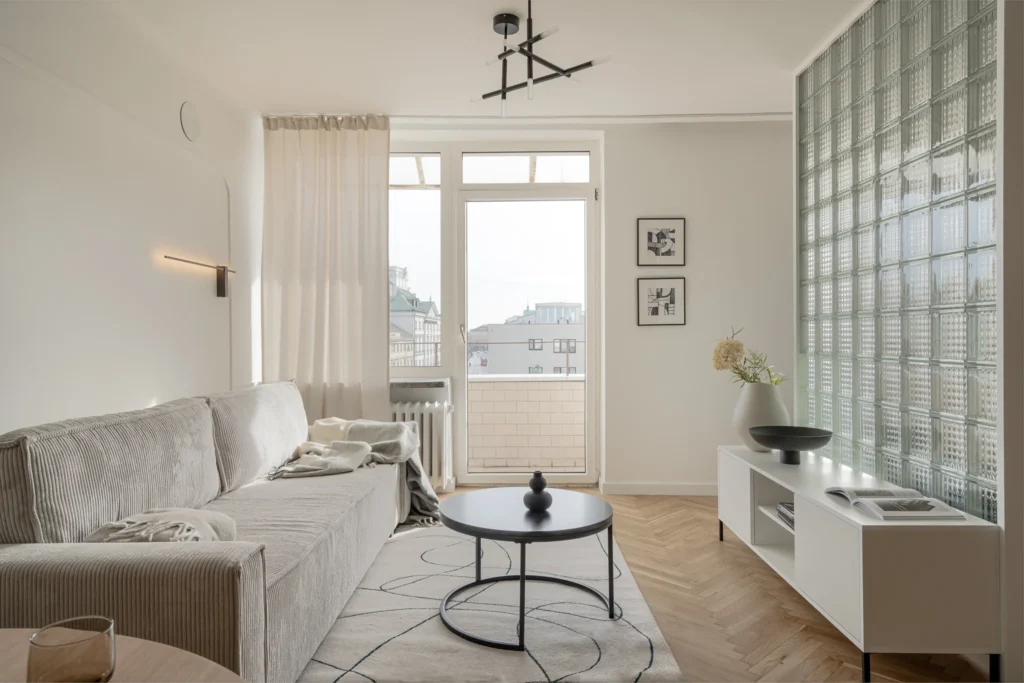 Mieszkanie na wynajem w stylu Japandi